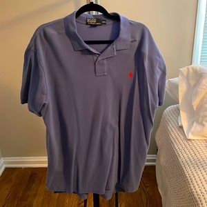 Ralph Lauren Polo - XXL - Blue with red Polo logo